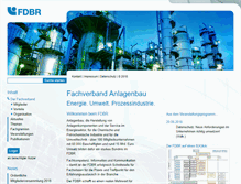 Tablet Screenshot of fdbr.de